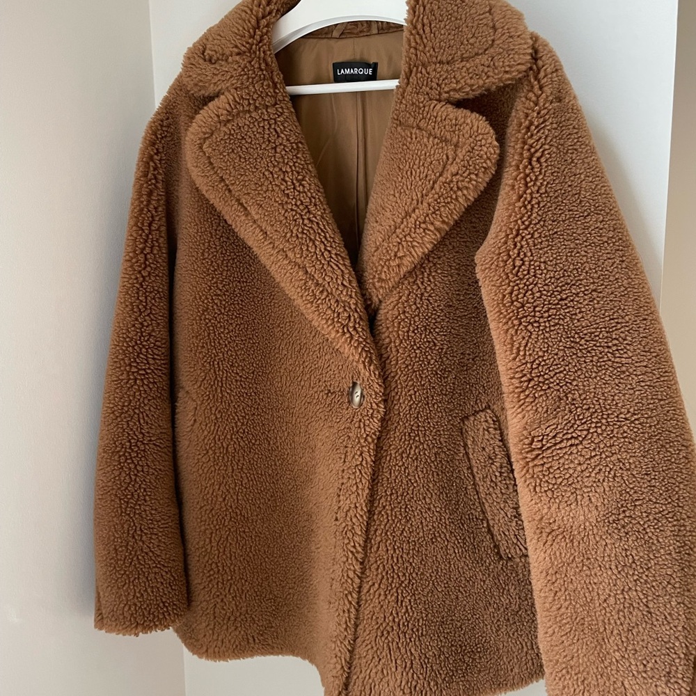 Lamarque Brown Teddy Jacket